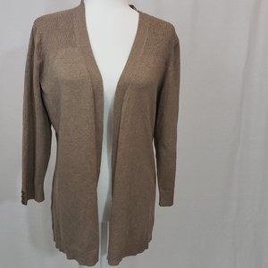 Karen Scott Cardigan Tan Beige L